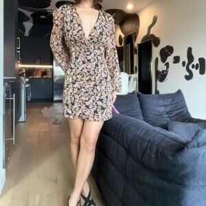 Nasty Gal - Floral Knee Length Dress